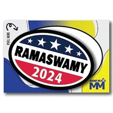 Magnet Me Up Vivek Ramaswamy Republican Party 2024 Adhesive Decal Sticker