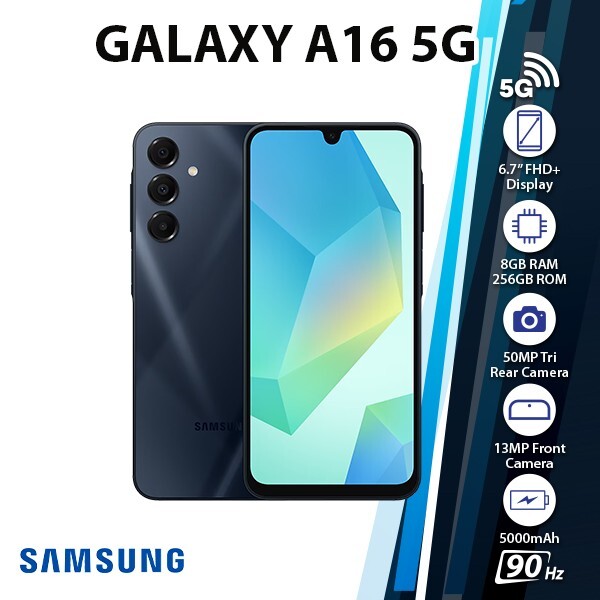 SAMSUNG - 【SIMフリー】Galaxy A16 8/256GB ブラック【新品】最新｜快適 Samsung Galaxy A16 5G Android Cell Phone(Black/8GB+256GB