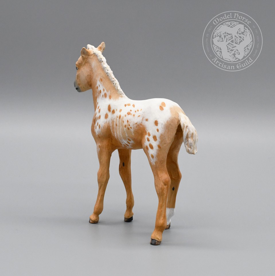 Custom Palomino Appaloosa Pony Foal - 