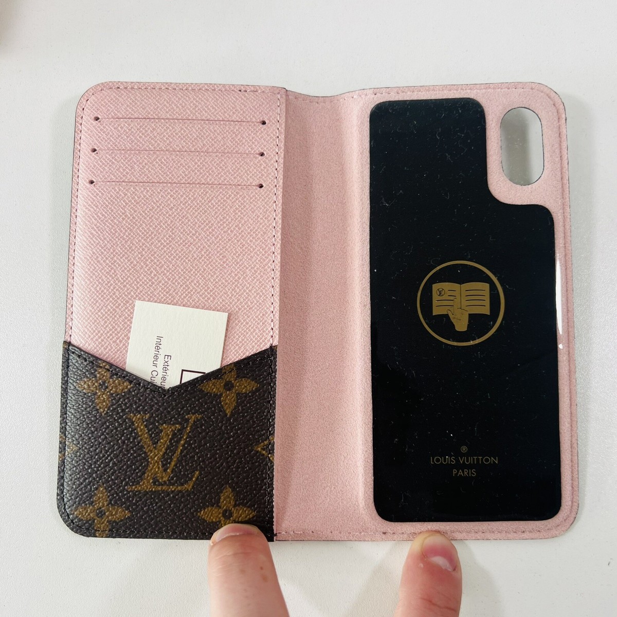 LOUIS VUITTON - iPhone Xケース  ピンク Authentic Louis Vuitton iPhone X Case Cover Pink | eBay