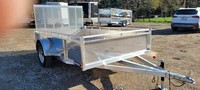 6'x10' ALUMINUM UTILITY TRAILERS W/ SOLID SIDES