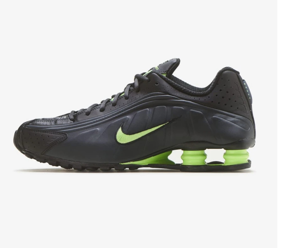 nike shox r4 green