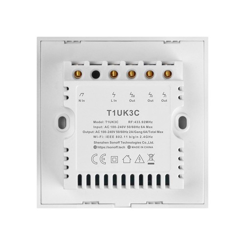 Sonoff Smart Switch Home WiFi Touch Wall Panel For Amazon Alexa Google 1/2/3Gang - Picture 24 of 36