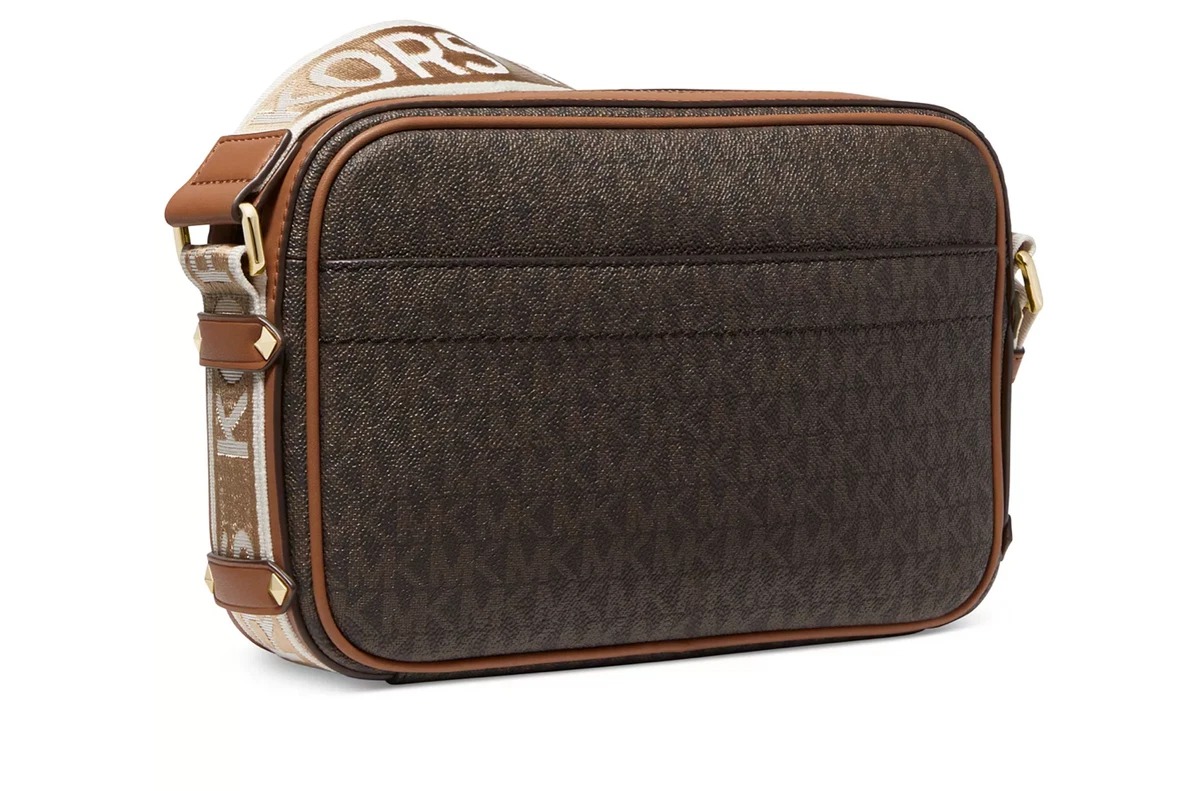 Maeve east west signature logo semi lux pocket crossbody bag Clearance