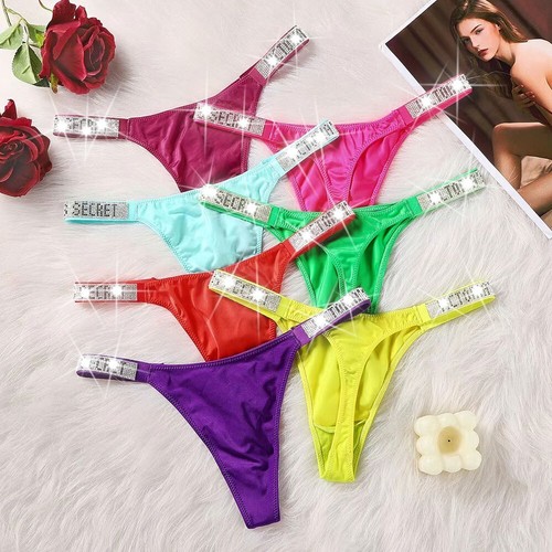 Shine Knickers/ππππβ€οΈπ€π€ π π/1pc/Π,L,XL.panties, thong with rhinestones - Picture 2 of 17