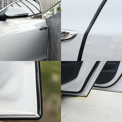 33FT Car Door Trim Edge Strip Lock Guard Moulding Rubber Seal Protector Black US - Picture 6 of 9