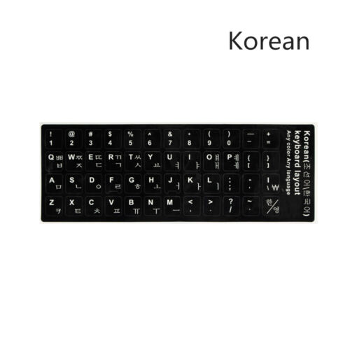 Keyboard Sticker Alphabet Keyboard Layout Sticker with many language for Laptops - Picture 19 of 26