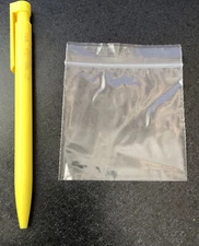 3"x 3" CLEAR 2 MIL ZIP SEAL BAGS POLY 800 COUNT