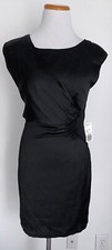NWT! Forever 21 Black Silky Sleeveless Mini Dress, Fully Lined, Small