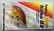 Bagley BB2 DC9 Fishing Lure ~ Vintage ~ Balsa B 2 ~ Popular Tournament Color