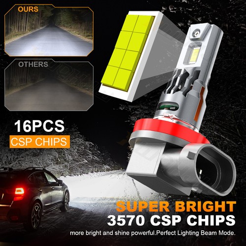 For Chevrolet Camaro 2014 2015 Combo LED Headlight High Low Beam Fog Light Bulbs - Picture 2 of 12