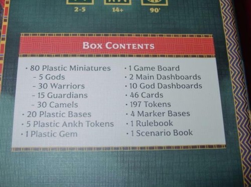 CMON 2021 - ANKH - GODS OF EGYPT Core / Base Brettspiel (SEALED Inhalt) - Bild 3 von 9