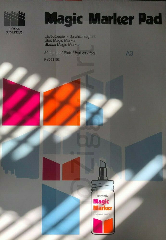 Magic Marker Layout Pad A3 for Graphic Design, Illustration, Interior Design