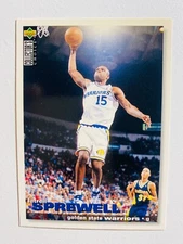 1991 UPPPER DECK #229 LATRELL SPREWELL NM-MT NBA BASKETBALL CARD