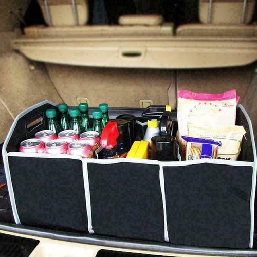 Car Trunk SUV Cargo Organizer Foldable Caddy Storage A3Z3 I7O0 Best Bags A8V5 - Picture 6 of 8