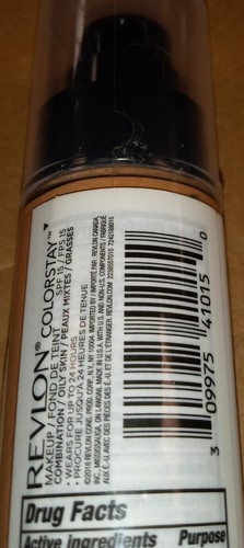 Revlon Colorstay Matte Finish Foundation Makeup 1 oz. - 370 TOAST - Picture 2 of 2