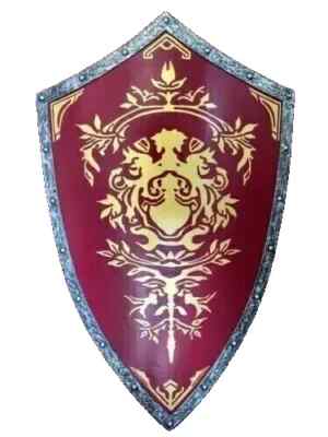 Heater Steel Shield Medieval Lion Knight Templar Amour shield Functional Warrior