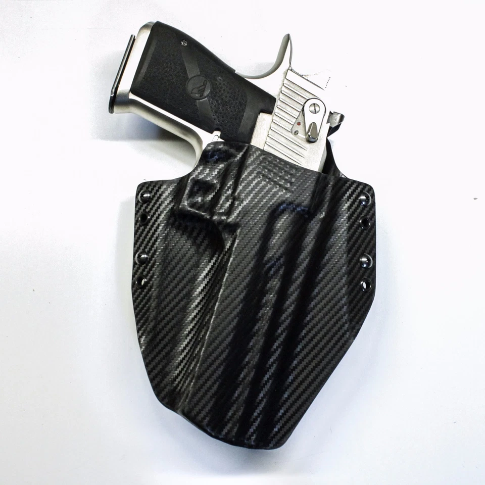 GMI 枪套 - Desert Eagle Gryphon OWB 皮套(黑色/碳纤维/薄/绿色) — 第 4/4 张图片