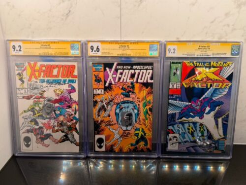 X-factor, 5, 6 & 24! Full Apocalypse key! CGC! Multiple Sig!!