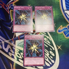 Yugioh! Shadow Spell x3 LDK2-ENK35 Playset NEW Unlimited NM/M