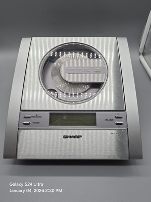 Sharp Silver Compact Disc Audio System CD Player XL-1700