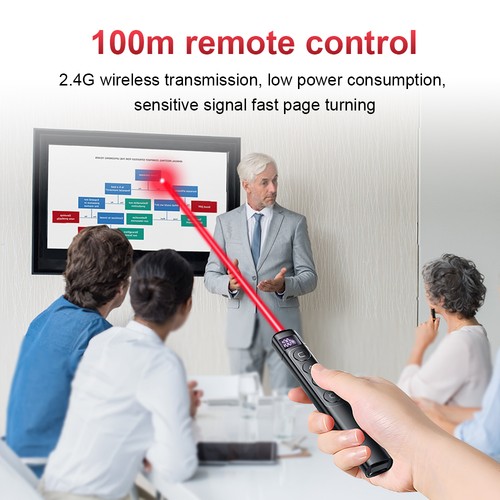 USB Wireless Presenter PowerPoint Pointer Clicker Pen Laser PPT Remote Control - Picture 8 of 12