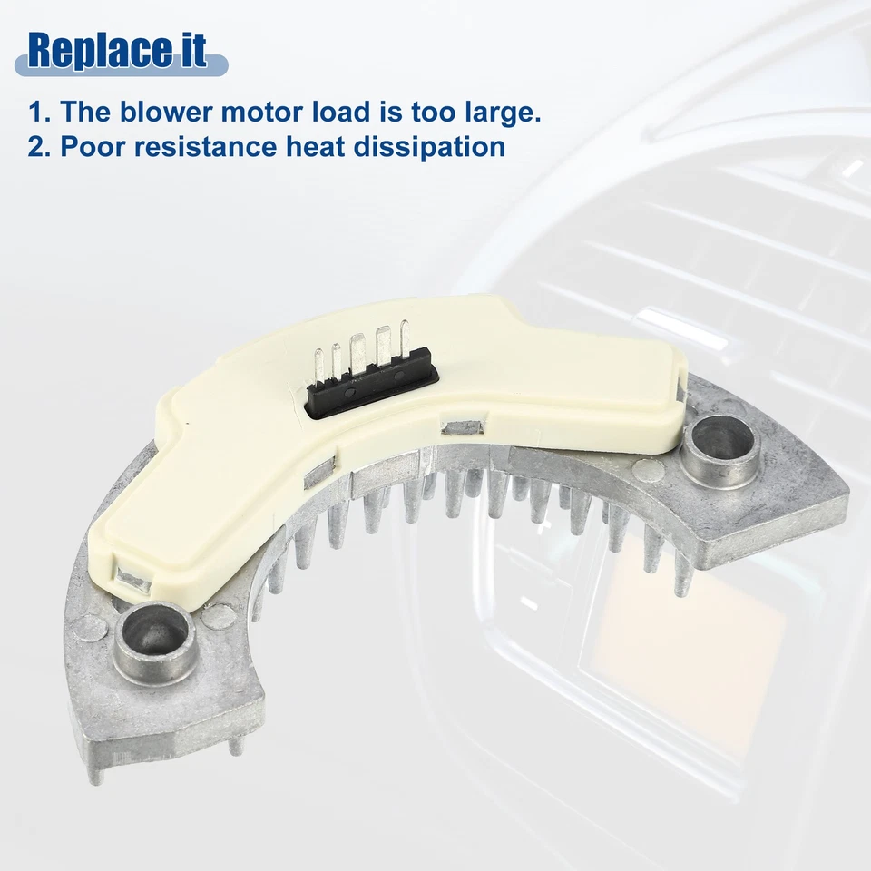 Pieza de 1 6441AL Ventilador Motor Resistencia Calentador Apto para Peugeot 206 307 Foto 4 de 4