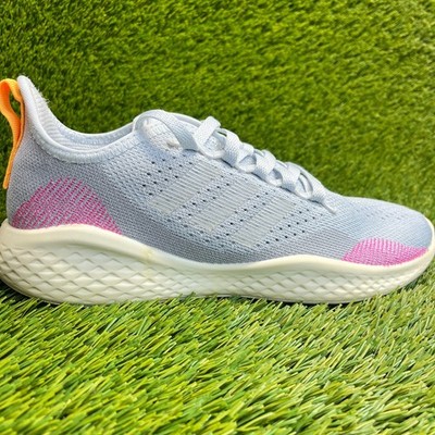 Adidas Fluidflow 2.0 Womens Size 9.5 Blue White Athletic Running Shoes Sneakers