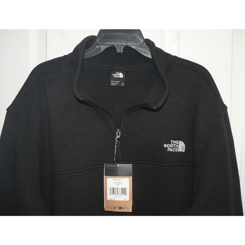 North Face Herren Tsillan 1/4 Reißverschluss Pullover Strickpullover in Schwarz Meliert 2XL $ 90 - Bild 7 von 10