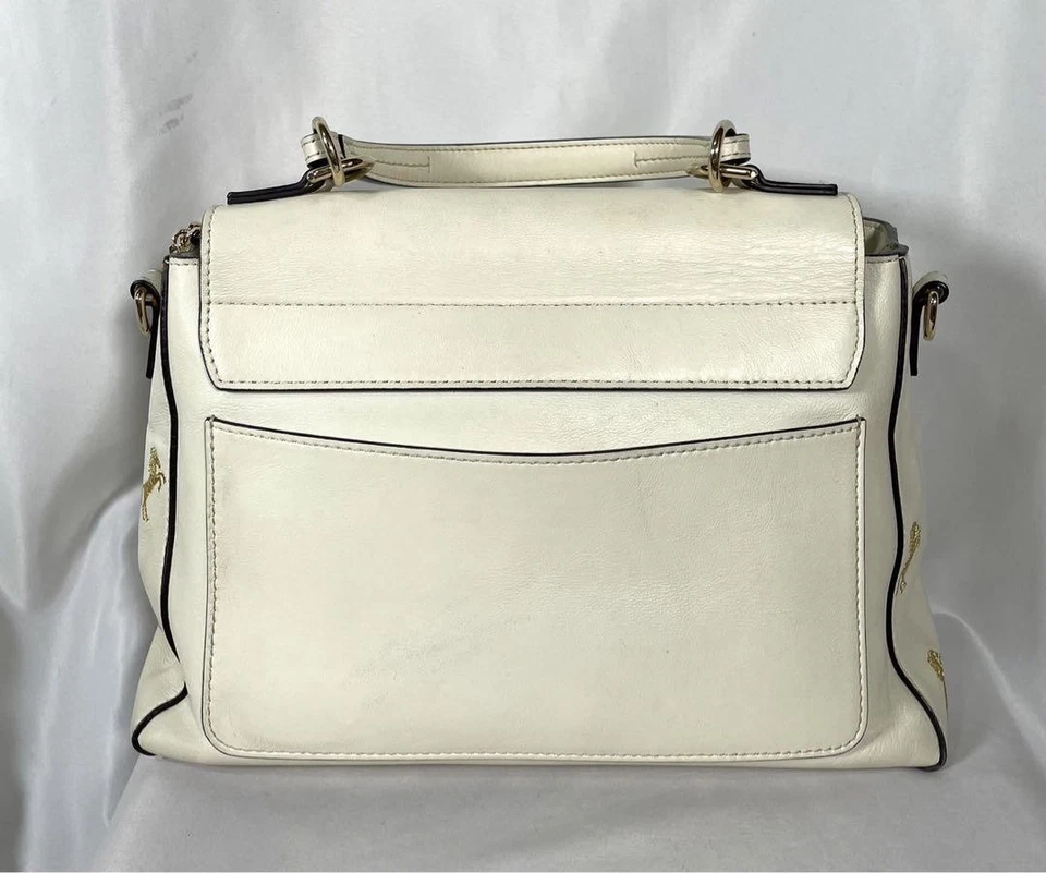 Rare Chloé Shoulder Bag, White, Horse, Japan Exclusive, Women's - Image 3 of 4