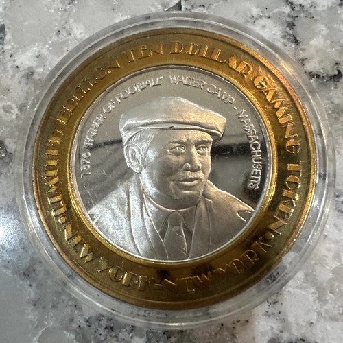 New York NY Las Vegas Silver Strike - 0.6 Troy Oz .999 Silver Bullion Football