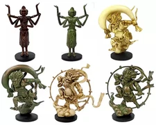 Mini Figure Set of 6 types "Capsule Q Museum Japan's Treasure 3D Buddha Statue
