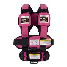RideSafer Gen 5 Travel Vest XS Pink 26.5-40 lbs Portable Car Safety Vest