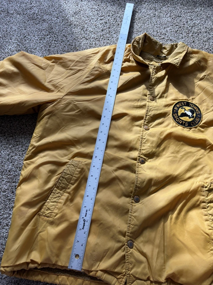 Chaqueta De Colección Años 60 70 Campeón Correr Hombre Entrenador Hombre L Winthrop University Foto 4 de 4