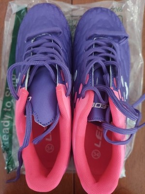 Leoci Girls Size2.5 Purple Pink Sporting Kleats