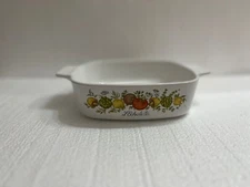 Vintage Corningware Spice of Life L'Echalote  P-43-B 2 3/4 Casserole Dish