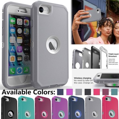 For iPhone SE 2nd Gen / SE 3rd Gen 2022 Case Heavy Duty Shockproof Phone Cover