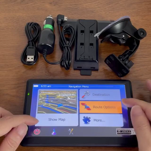 7" GPS Truck Commercial Driver Big Rig Accessories Navigation RV Trucker - Image 3 of 4