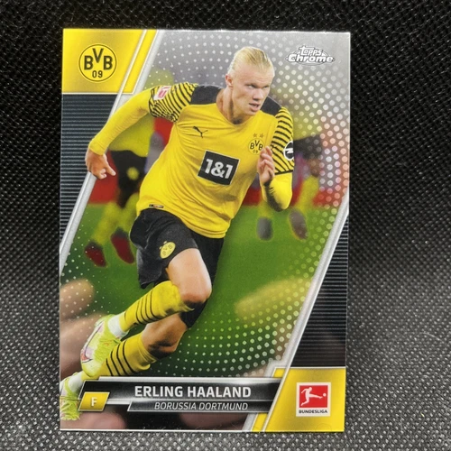 ERLING HAALAND     2021-22 TOPPS CHROME BUNDESLIGA #30