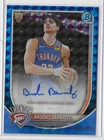 2025-26 Bowman Chrome Brooks Barnhizer Blue Geometric Auto 063/150 #BCA-BB (KH2)