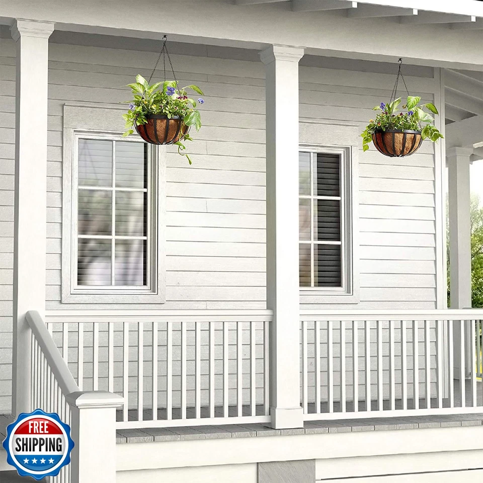 Cesta colgante de coco Arcadia Garden Products 1592 serie Solstice 16 pulgadas Foto 4 de 4