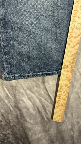Polo Ralph Lauren Jeans Hampton Relaxed Straight Distress Blue True Size 40x28 - Picture 7 of 12