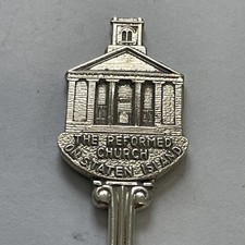 The Reformed Church On Staten Island  Vintage  Souvenir Spoon Collectible