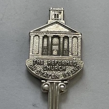 The Reformed Church On Staten Island  Vintage  Souvenir Spoon Collectible