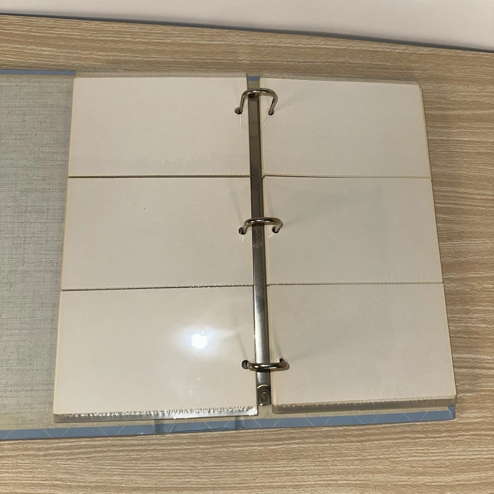 Vintage 1980s Country Goose Photo Album 3 Ring Blue Floral Cottagecore - Image 3 of 4