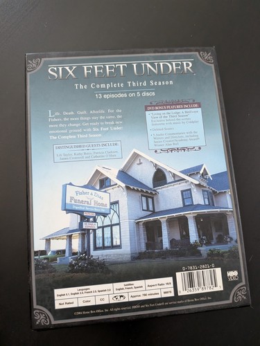 Six Feet Under - The Complete Third Season HBO Television DVD Box Set 5 Disc  - Picture 2 of 11