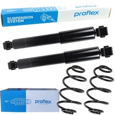 2x PROFLEX STOSSDÄMPFER+FAHRWERKSFEDER HINTEN passend für OPEL ASTRA H CARAVAN