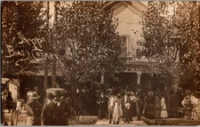 RPPC Storefront Apps Busy Corner General Store Large Crows Postcard c1910 Ki10