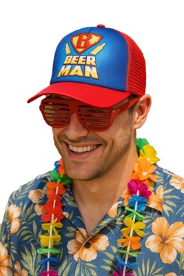 Kopfbedeckung Mütze Hut Basecap Bier Mann Trinker König Held Hero Party JGA