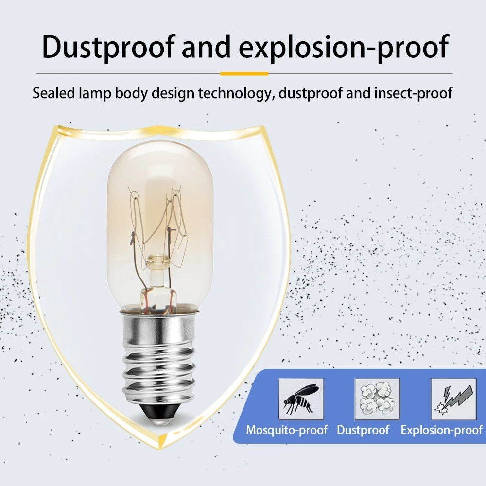 2PCS Ruiandsion E14 Bulb 230V Warm White Home Indoor Light Chandelier Wall Lamp